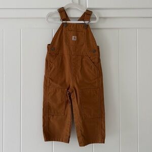 Carhartt Kids' Rust Brown Bib Overalls